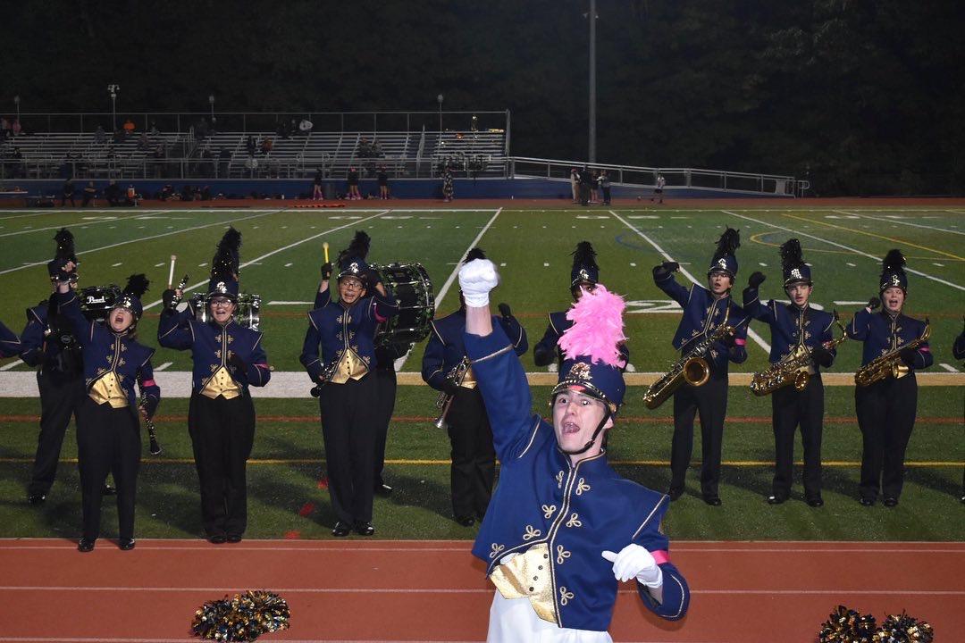 Indian Hills Senior class at the 10/7 football game against Dover High School