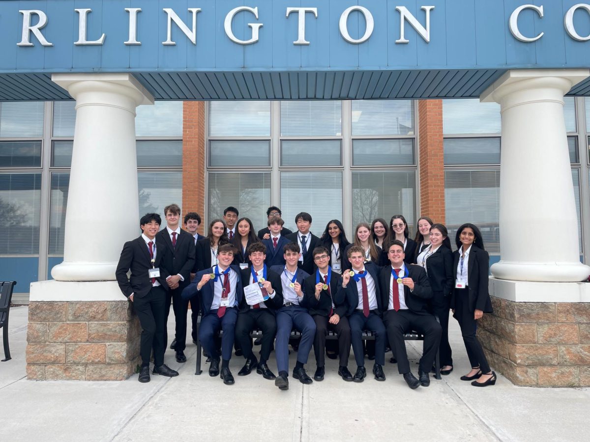 HOSA States competitors outside after the competition